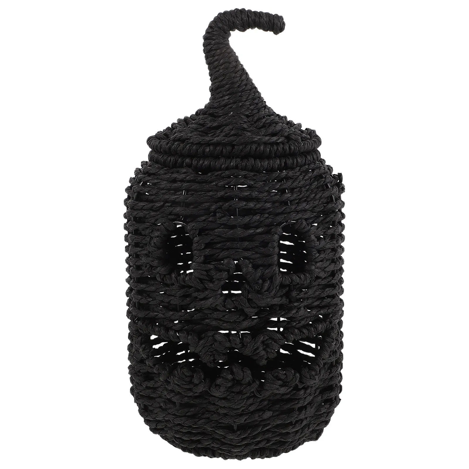 halloween-pumpkin-cover-for-party-decoration-small-lamp-shade-shell-decorative-woven-tabletop-basket-weave-ornament