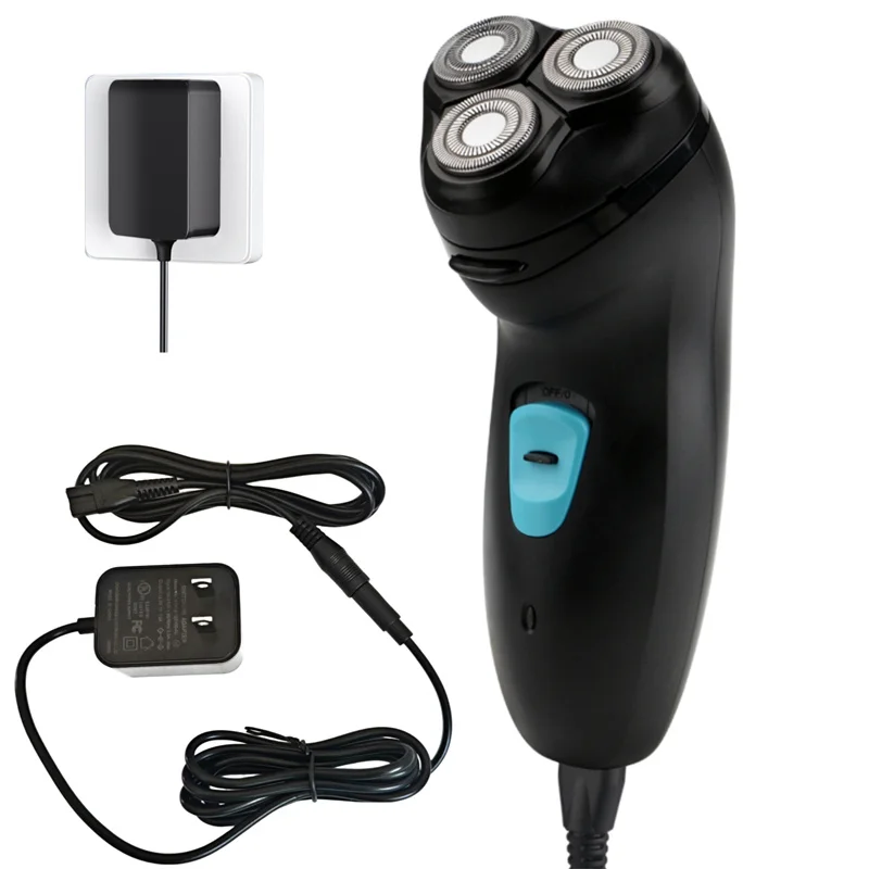 Corded Electric Shaver for Men Professional Head Shaver for Bald Man 3D Float Razor Close Shave Machine Face Stubble Beard Shave