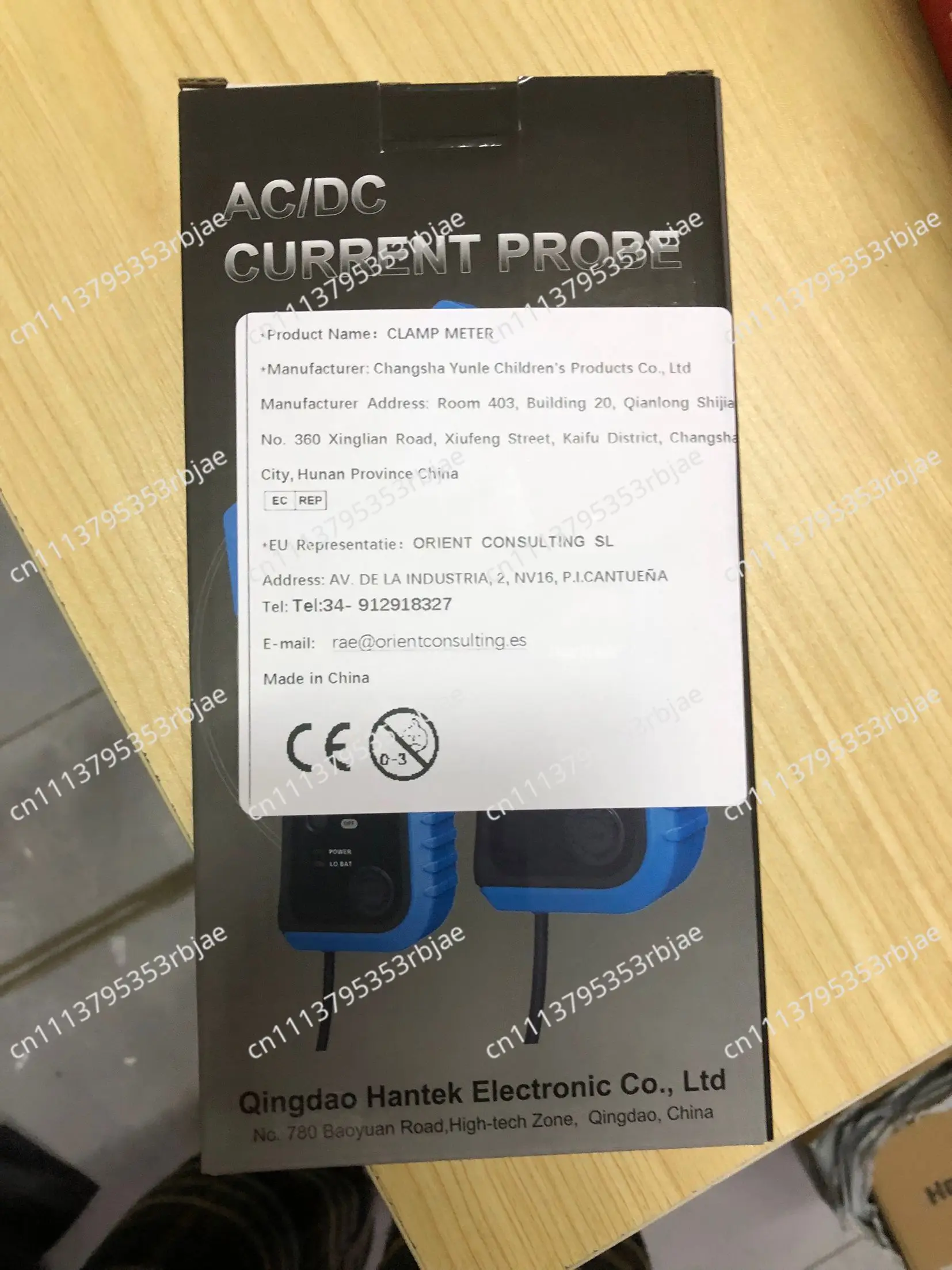 CC65 CC650 AC/DC Current Clamp Probe, Hantek 1mV/10mA Current Sensor, 65A/650A BNC Probe for Oscilloscope 1008C