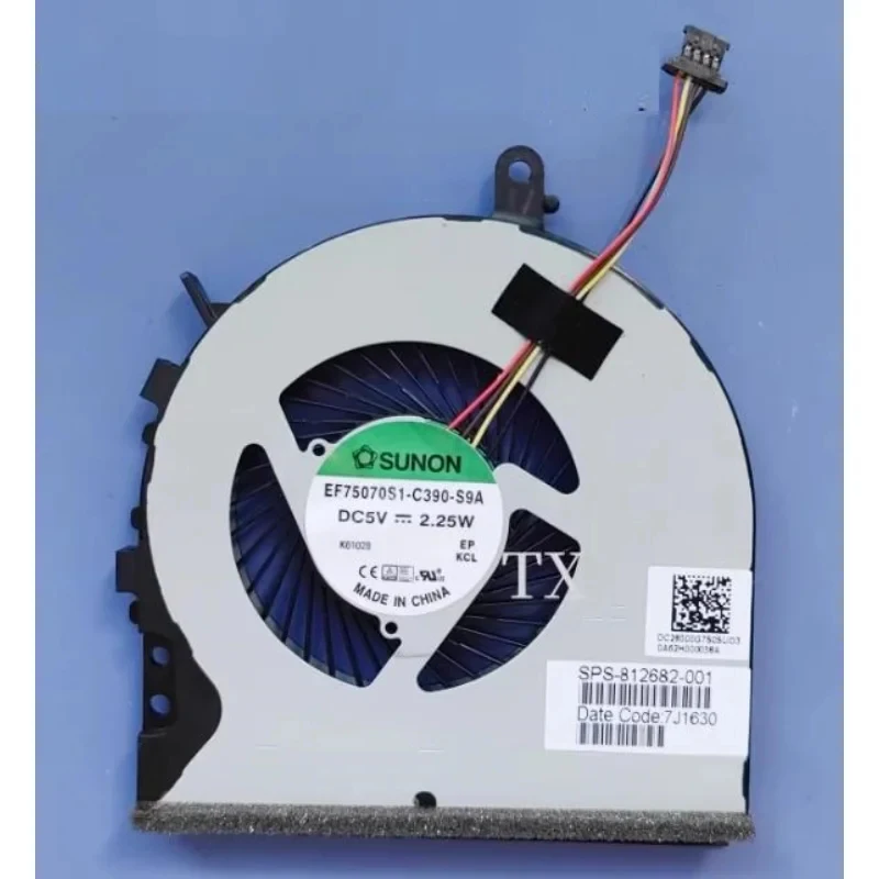 d+New CPU Fan for HP Envy 15-AE AE140 AE125 TPN-C122 M6-P Laptop Cooler Fan