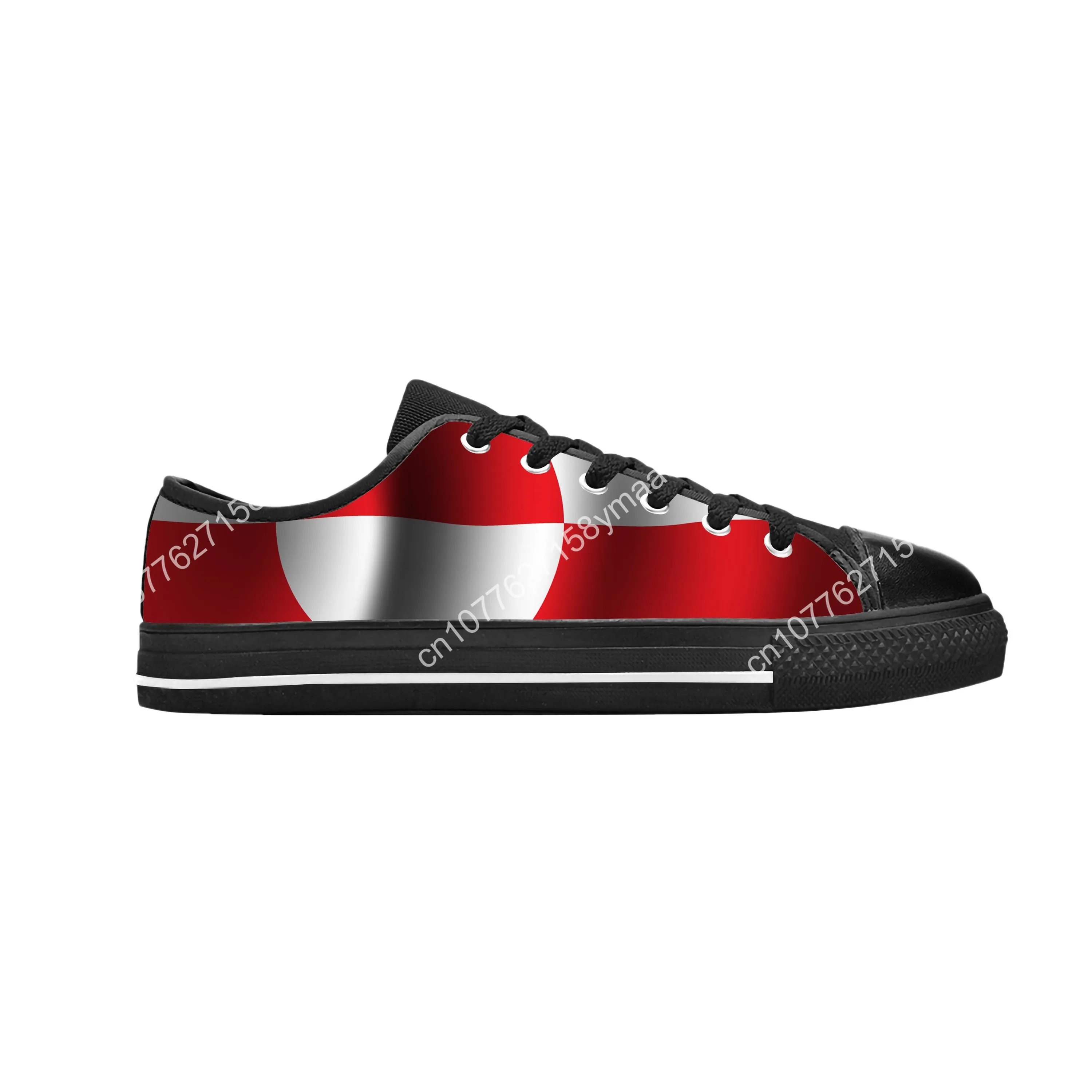 Greenland Flag Patriotic Pride Denmark Danish Cool Casual Cloth Shoes Low Top Comfortable Breathable 3D Print Men Women Sneakers