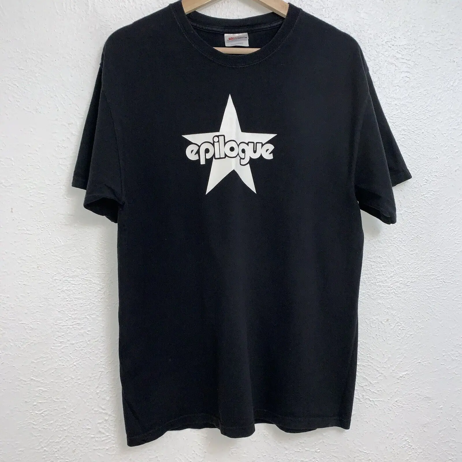 Epilogue Star Tee Black T-Shirt Short Sleeve Size Medium