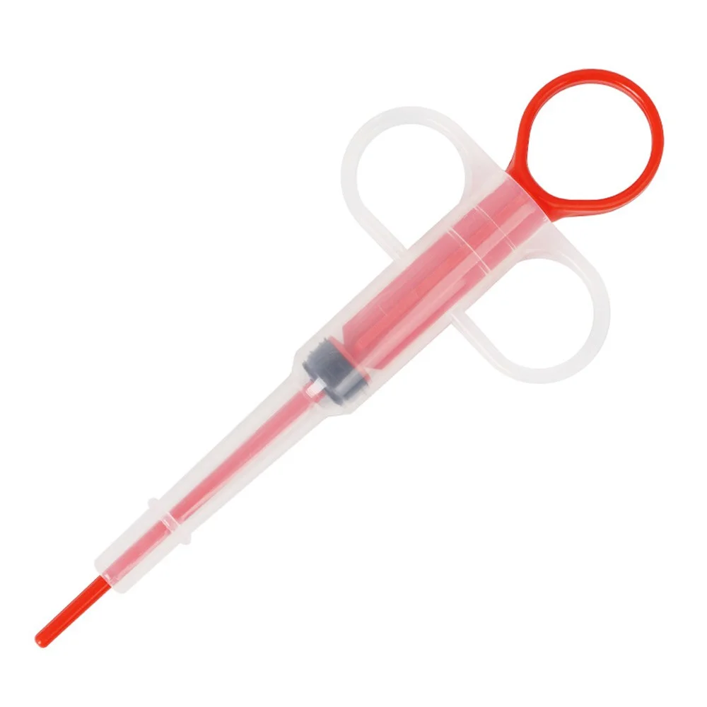 Pet Medicine Feeder Cat Tablet Syringe Feeder Soft Tip Dual Purpose Feeder Cat Pill Shooter Pet Pills Applicator Random Color