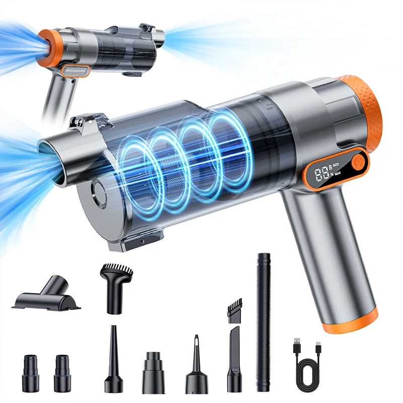 

Wireless Car Vacuum Cleaner Strong Cordless Cleaner Suction Handheld Auto Vacuum Home&Car Dual Use MiniVacuum Cleaner Appliance