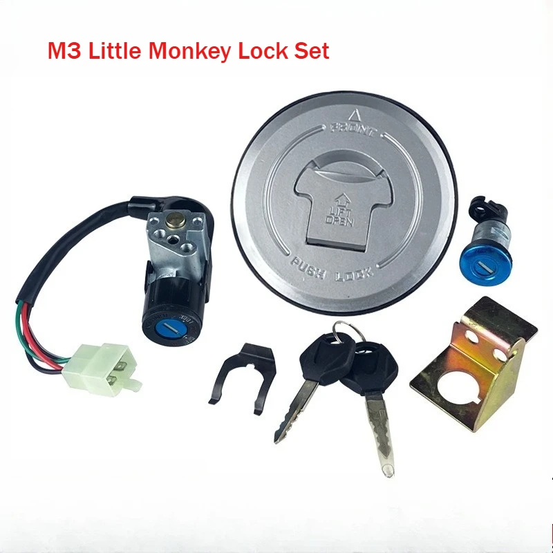 

Полный комплект противоугонных замков для Honda Grom125/M3 Monkey/M2 (2014-2015) — аксессуар для мотоцикла с выключателем зажигания