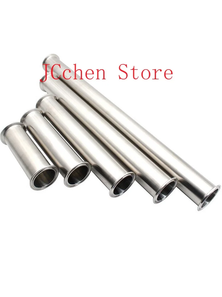 

6 дюймов, 8 дюймов, 10 дюймов, 12 дюймов, 18 дюймов, длина x 25, 32, 38, 51 мм, 1,5 дюйма, 2 дюйма, катушка с тройным зажимом SUS304, фитинг для санитарной трубы из нержавеющей стали 316L для домашнего пивоварения