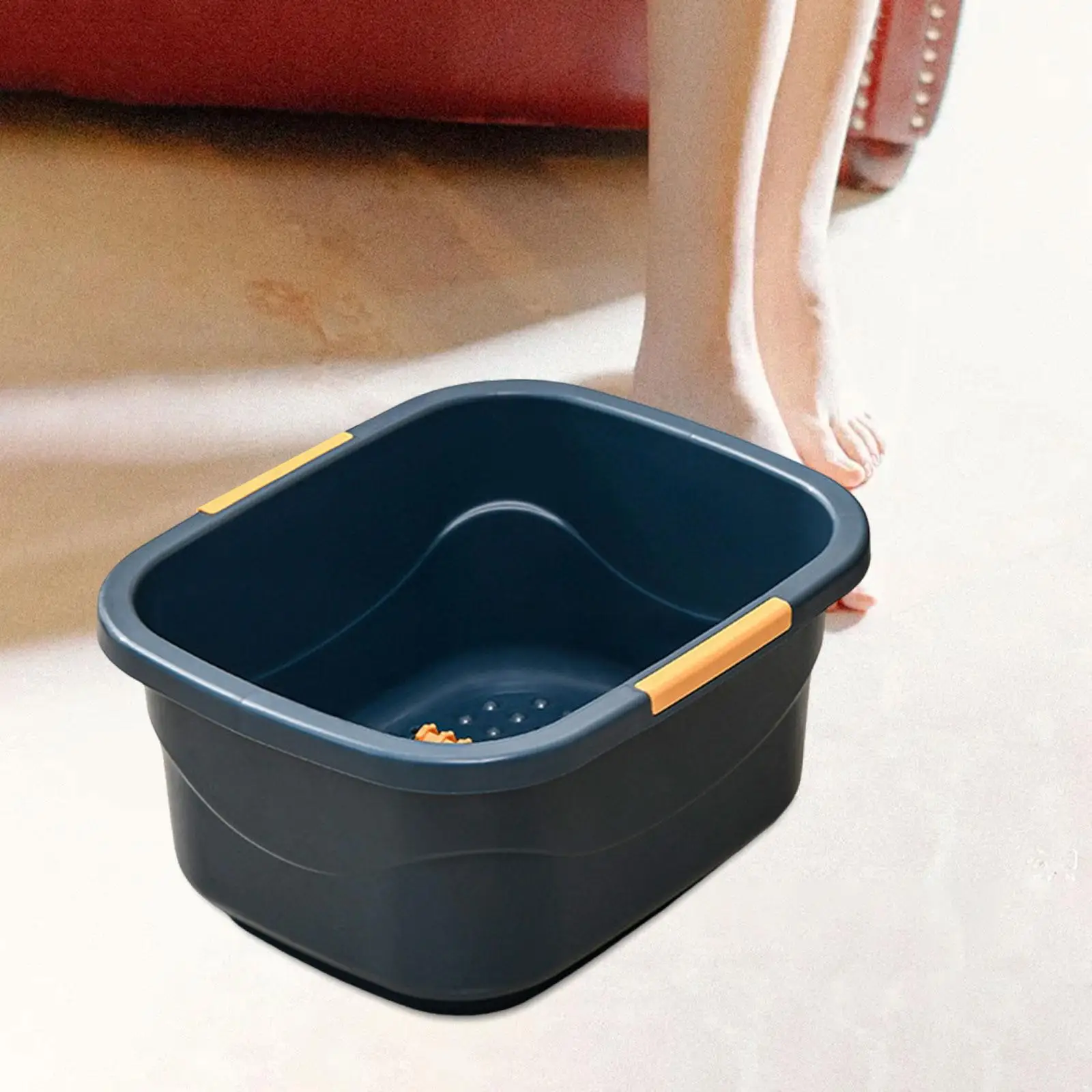 1x Versatile Foot Bath Basin Tub Home Gift for Soaking Feet, Portable Massage Bucket for Adults Men Foot Soak Bath Foot Pedicure