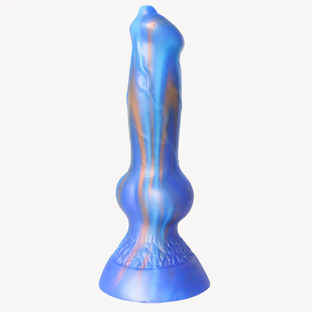 New Soft Penis Liquid Silicone Animal Wolf Dildo Suction Cup Realistic Dog Dildos Sex Toys for Women Lesbian Vagina Anal Massage