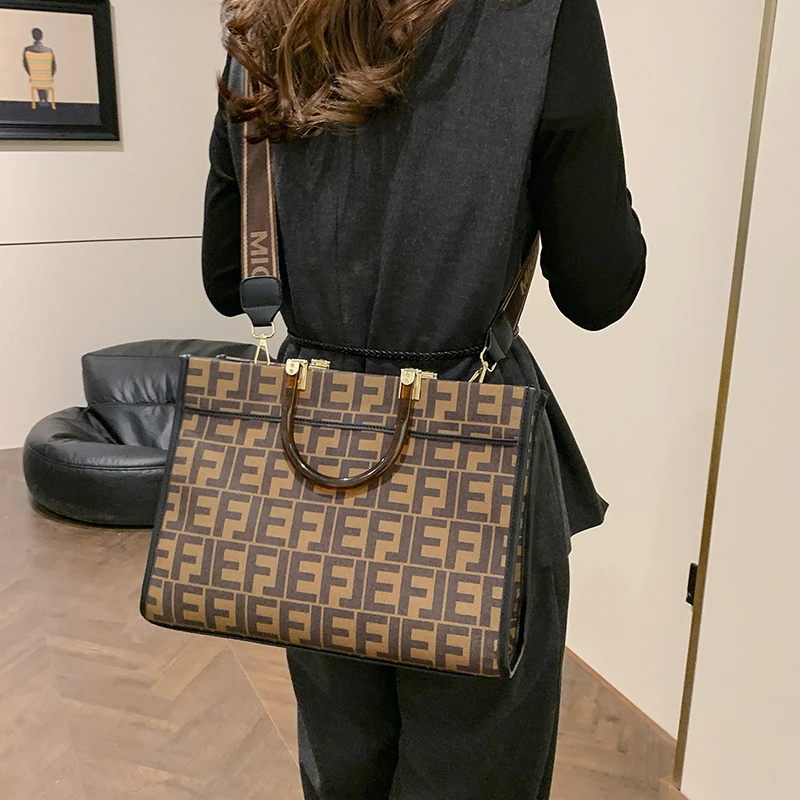 الراقية أزياء المرأة حقيبة كروسبودي حقيبة يد جلدية فاخرة أنيقة الكتف حمل مصمم كلاسيكي خمر #4