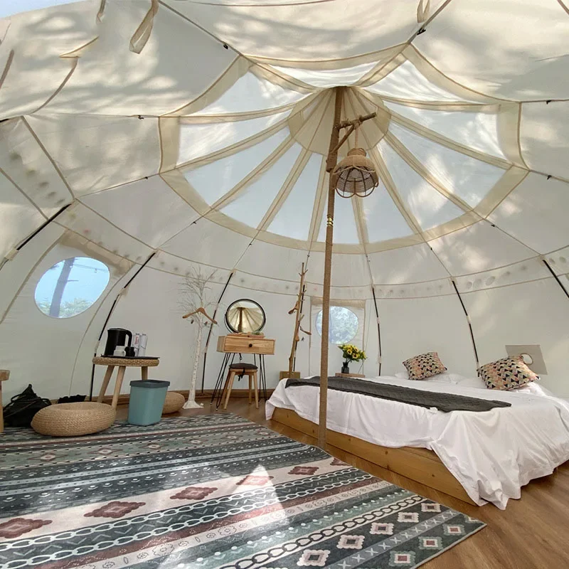 Luxury Glamping Tent Family Camping Tent Lotus Tent For Sale