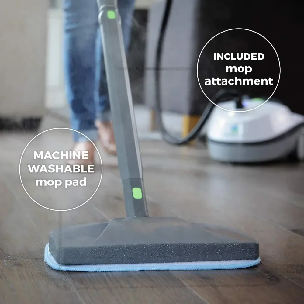 

Hot Steamfast SF-370 Canister Cleaner with 15 Accessories-All-Natural, Chemical-Free Pressurized Steam Cleaning for Most Floors,