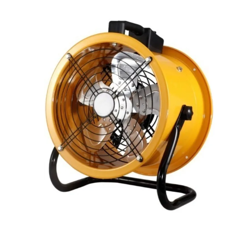 Speed regulating axial flow fan 220V high-power exhaust fan Factory workshop blowing and cooling post-type cylindrical floor