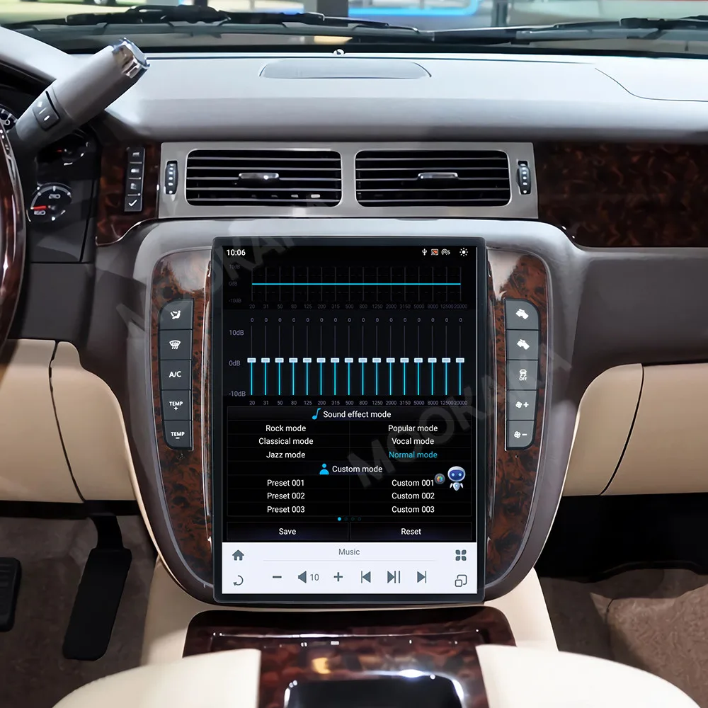 Vertical 13.8Inch Touch Screen For GMC Yukon 2007~2013 Carplay Andriod 13 Auto Car Radio Audio Player With GPS Navigation Stereo