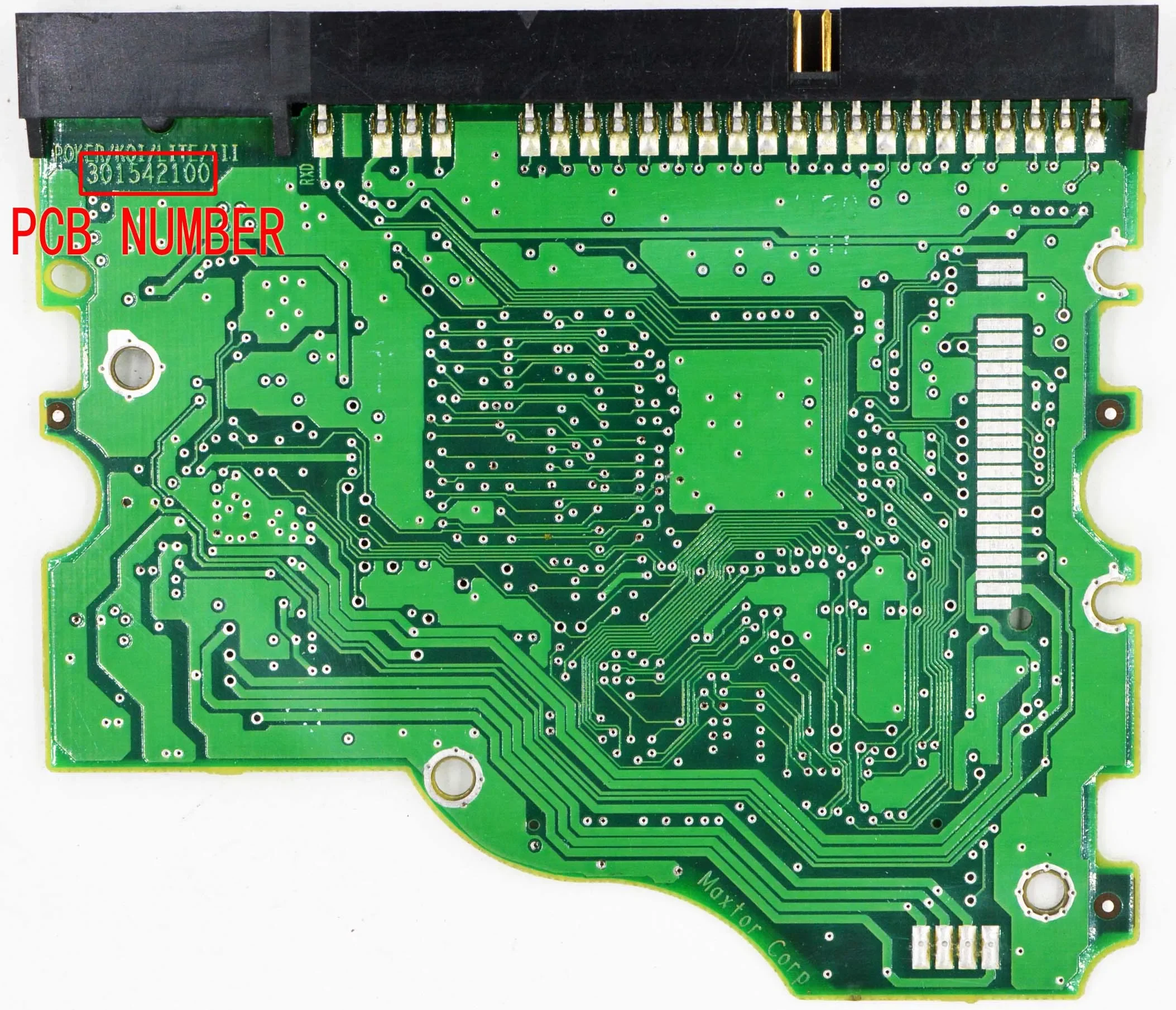 301542100 / Maxtor سطح المكتب IDE لوحة دوائر القرص الصلب / وحدة التحكم الرئيسية IC: 040105900 #1