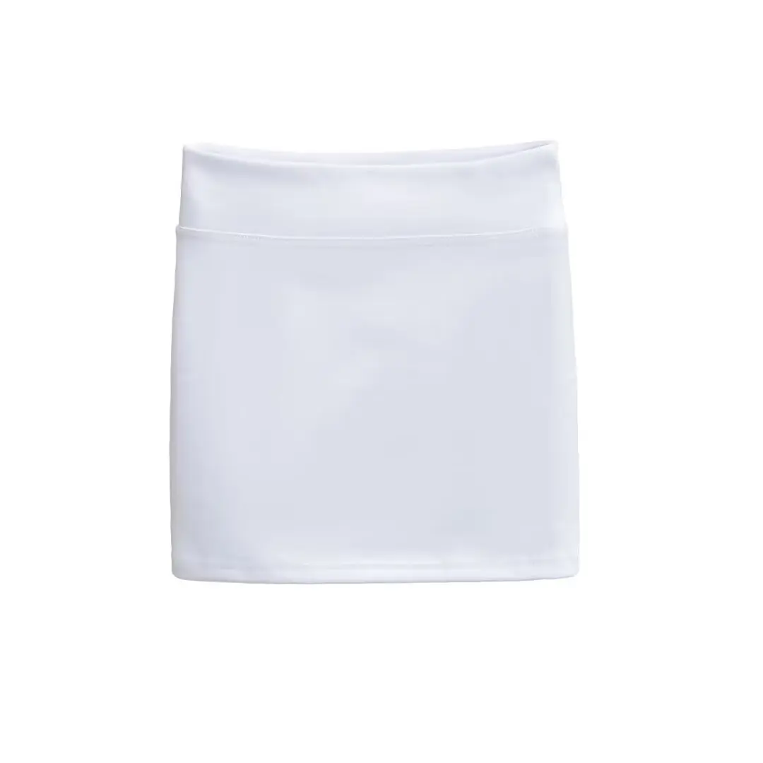 تنورة قصيرة ضيقة مثيرة بخصر مرتفع للنساء، مناسبة للارتداء الخارجي في الصيف، تنانير قصيرة رياضية بلون واحد بأسلوب عملي