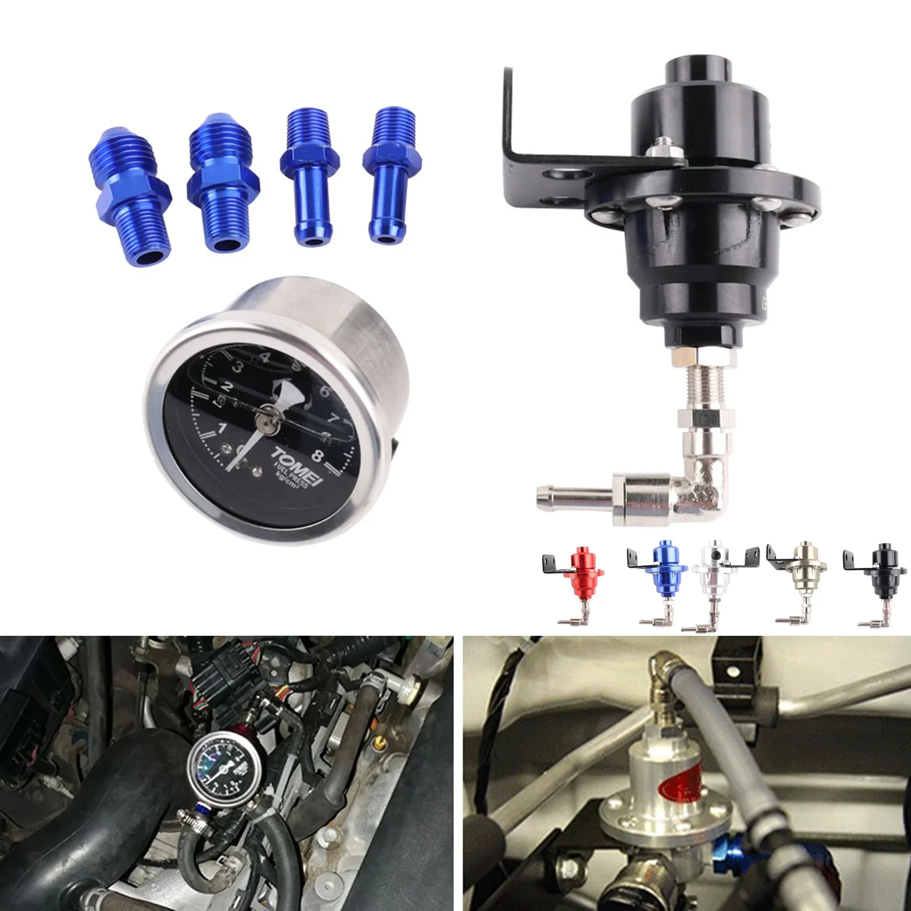 �y�Z�[�����zTOMEI �X�^�C�������\�ȔR�����̓��M�����[�^�[�A�I���W�i���Q�[�W�t�� - JDM �^�[�{�Ή��AAN6 & 1/8 NPT �t�B�b�e�B���O����