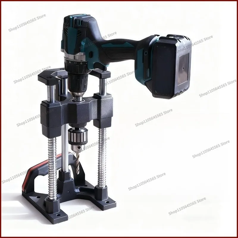 For Electric Drill Vertical Drilling Assistant with Scale Multifunctional Woodworking Drilling Tool