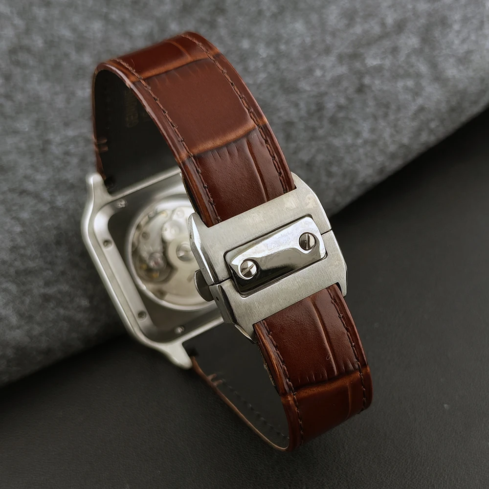 Orologio da uomo NH35 Orologio da uomo in acciaio inossidabile con logo personalizzato da 38 mm adatto per accessori per orologi con movimento NH35