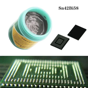 50g はんだ錫ペースト 138 ℃   融点溶接フラックスはんだクリーム PCB BGA CPU LED リワークツール携帯電話修理