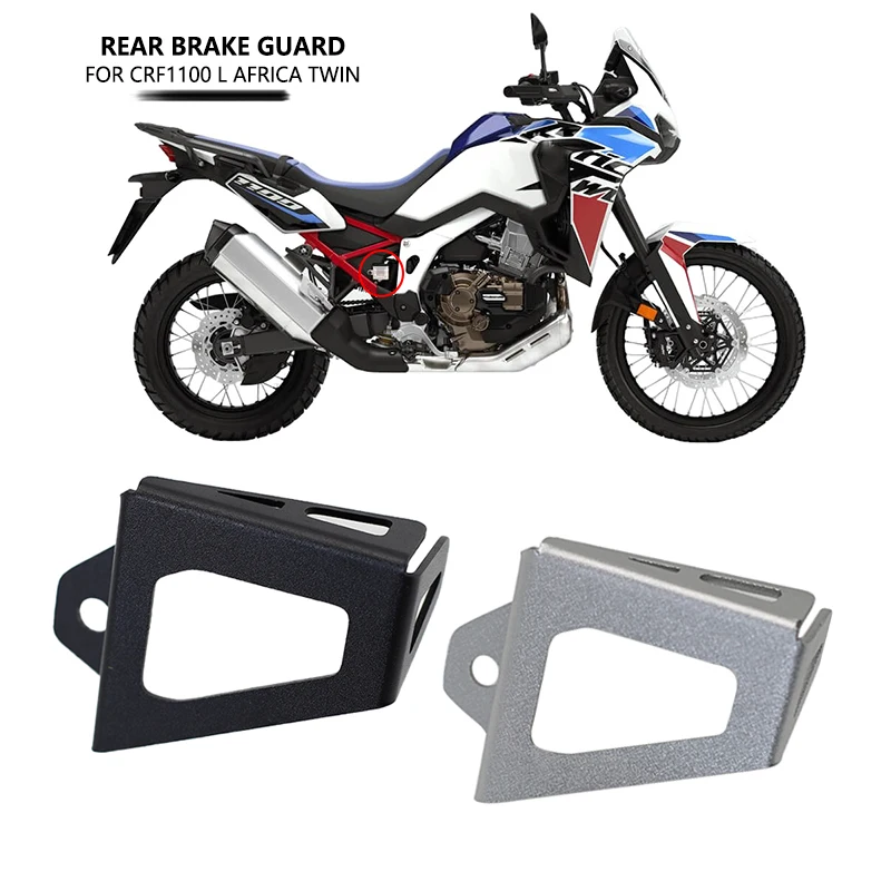 For Honda CRF1100L CRF 1100L Africa Twin 1100 Adventure Sports 2019-2023 Motorcycle CNC Rear Brake Fluid Reservoir Cover Guard