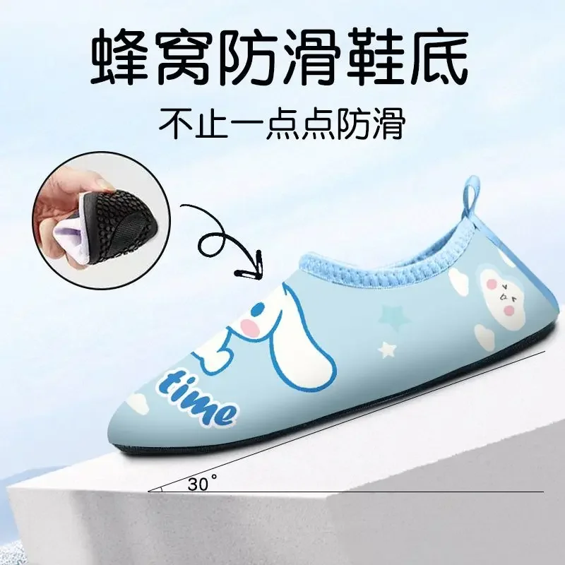 

Sanrio Child Beach Shoes Hello Kitty Boys and Girls Parent-Child Swimming Quick Dry Breathable Baby Indoor Floor Socks Soft Gift