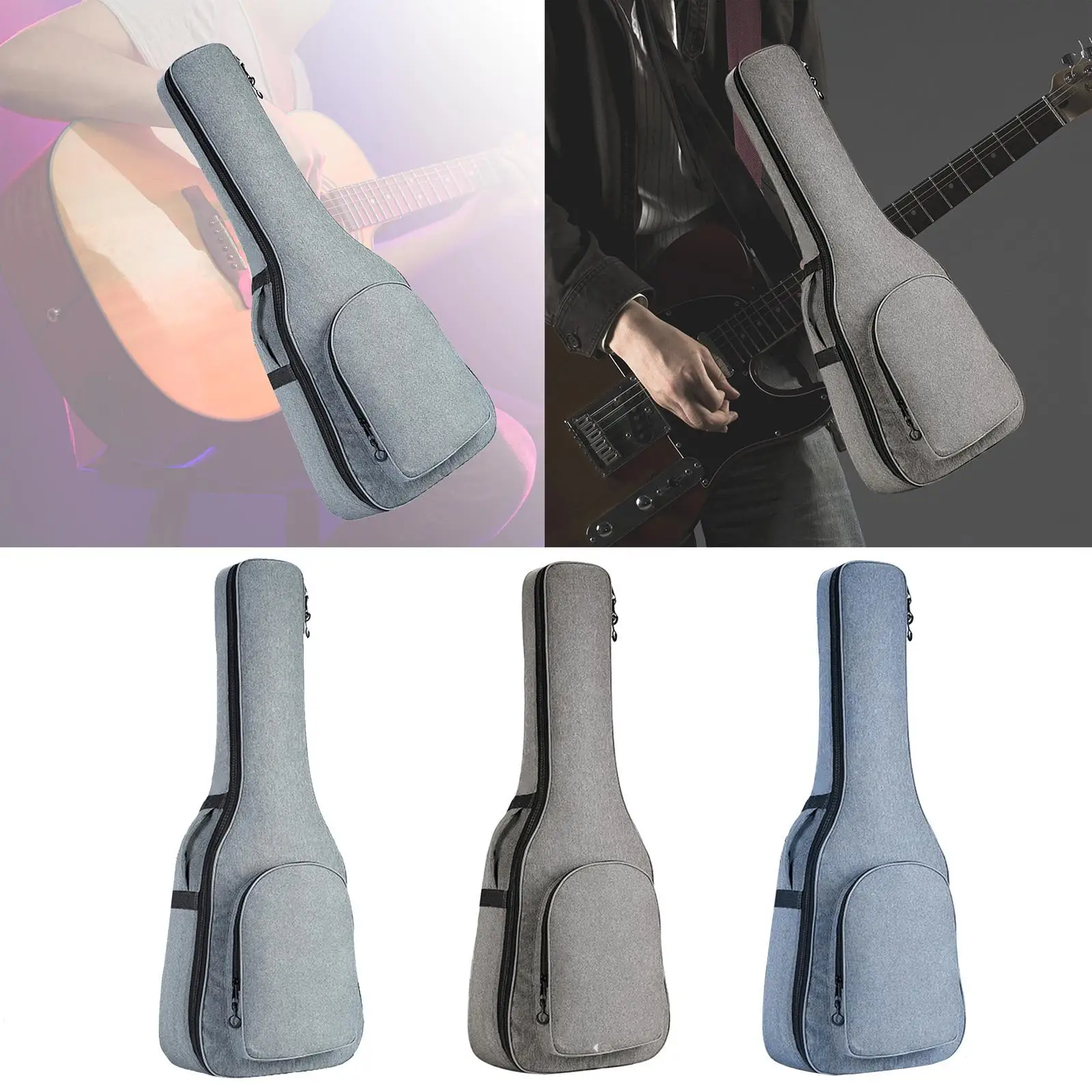 41 inch Guitar Gig Bag Waterproof Bag Holder for Acoustic Electrical Guitar Accessories