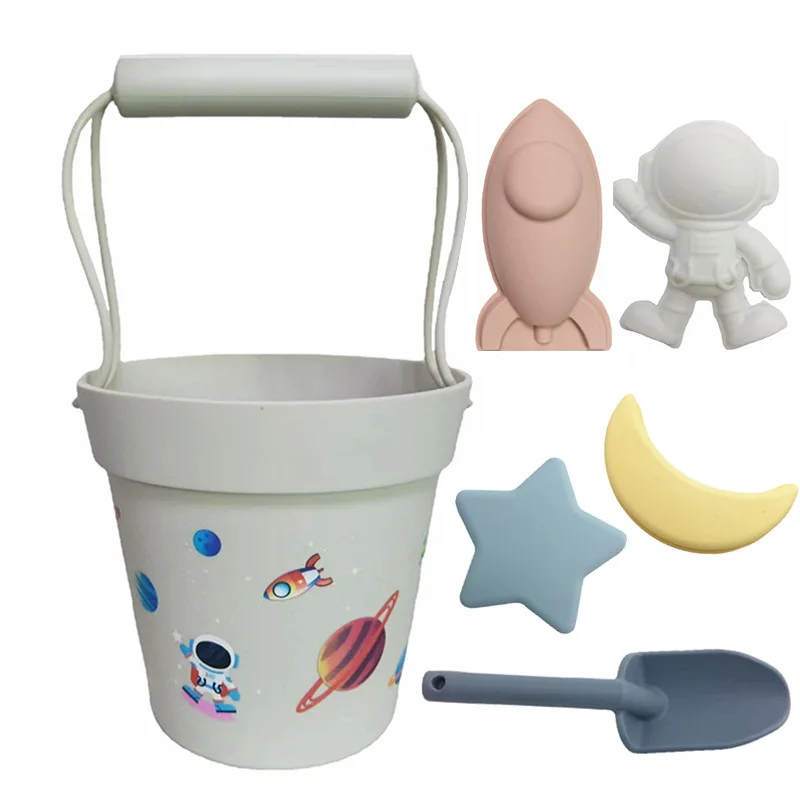 Interactive Silicone Winter Summer Toys Sand and Snow Shovel Bucket Box Tool Outdoor Parent-boys Toys for Girls Pool Accessories