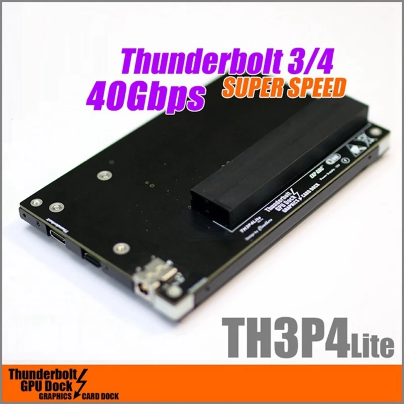 Graphics Video Card Extension Dock TH3P4 Lite Thunderbolt-compatible3/4 GPU Docking Station Not Support Daisy-chain