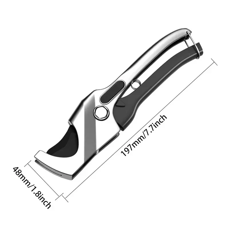 Professionelle Rohrschneideschere für verschiedene Materialien wie PVC, PPR, Aluminium, ABS, PE mit Schnellschnittfunktion – Detail 6