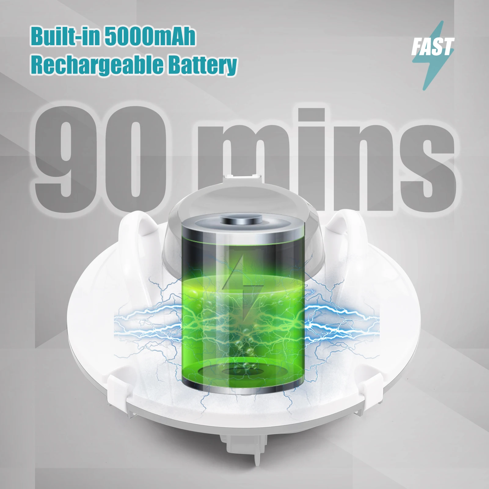 35W Cordless Vacuum Cleaner Robotic Pool  Lasts 90 Mins Swimming Pool Cleaning Robot