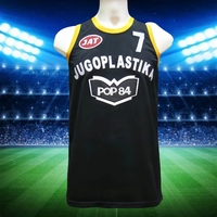 2025 Toni Kukoc Jugoplastika beach POP 84 Basketball Jersey No. 7 Adult & Children's Outdoor Sports Training Clothing Size