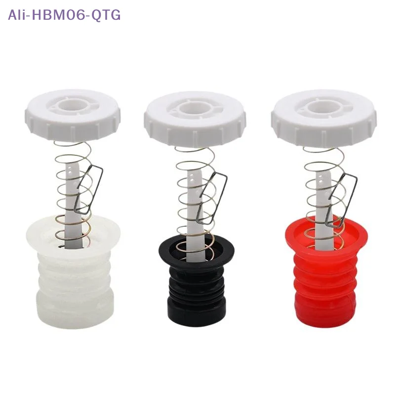 [New] 1 Set Washing Machine Drain Valve Rubber Packing With Spring And Pull Rod For Washer Repair Replacement