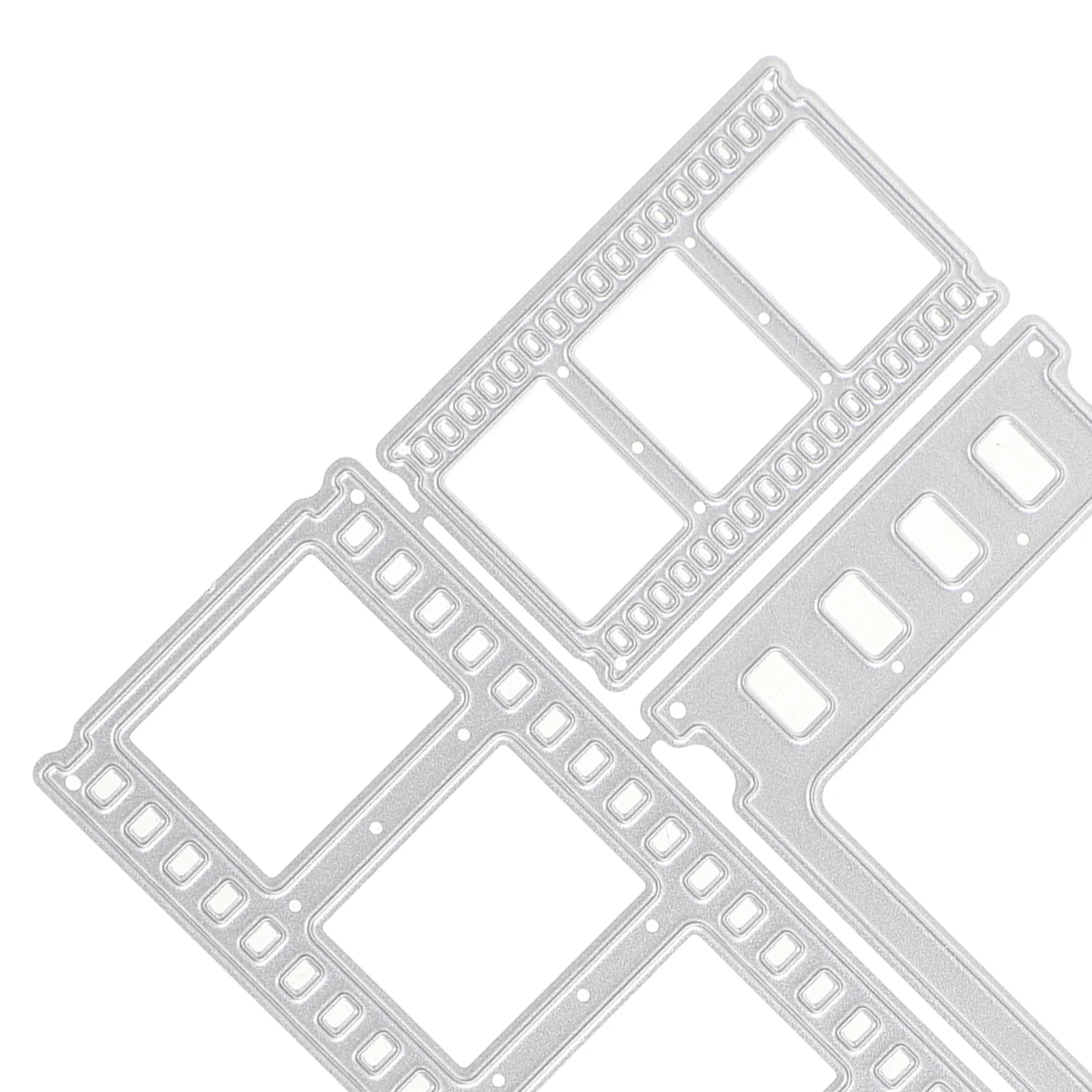 

2Sets Photo Film Strip Cutting Dies DIY Metal Embossing Stencils Templates for Scrapbooking Card Making Album Paper Die Cuts