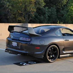 For Toyota Supra MK4 JZA80 high quality Carbon Fiber Rear Roof Spoiler Wing Trunk Lip Boot Cover Car Styling