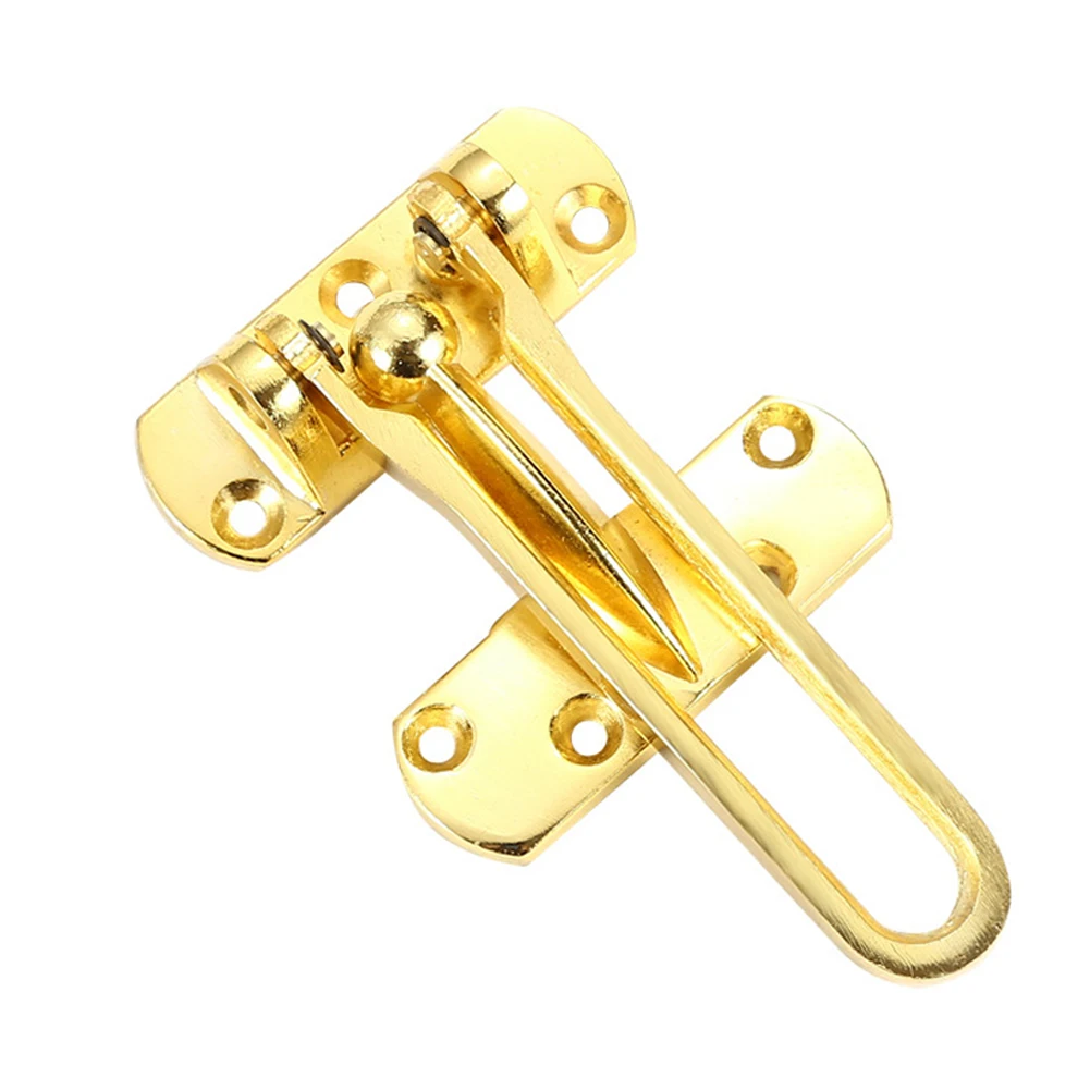 Security Door Lock Swing Bar Lock Black Gold Green Bronze Installation Is Quick And Easy Not Need To Be Punched