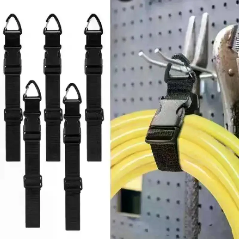 45/55/65cm Adjustable Extension Cords Organizer With 3-Axis Buckle Heavy Organizer With 3-Axis Buckle Heavy Duty Storage Strap