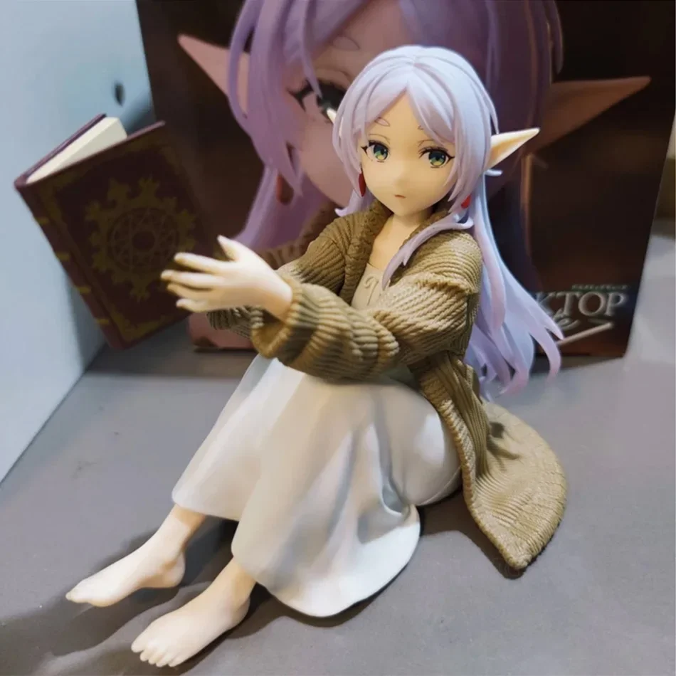 فريرين بيوند نهاية الرحلة فريرين أنيمي الشكل سطح المكتب لطيف لا بدلة الليل فريرين عمل الشكل تمثال نموذج دمية لعبة #5