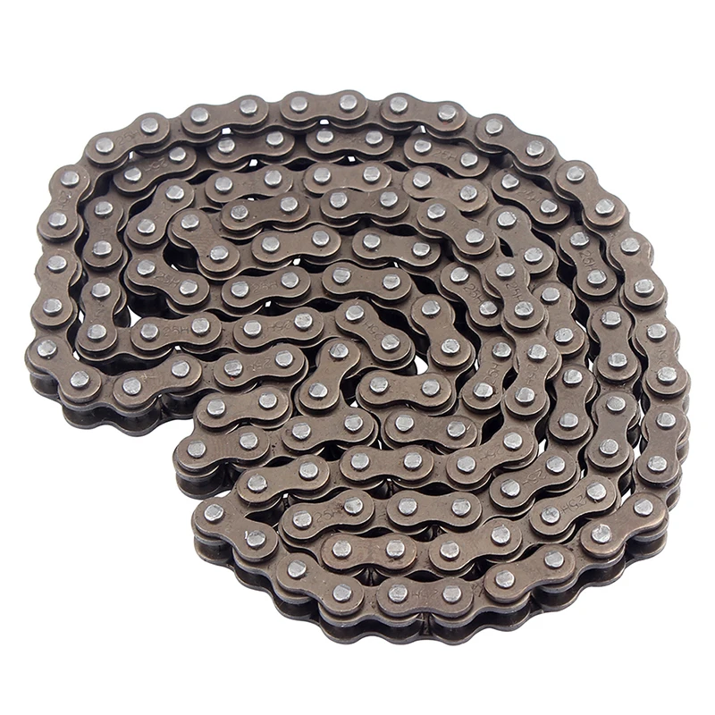 Cadena de 25 eslabones con eslabón maestro de repuesto para motor de 47cc 49cc de 2 tiempos, ATV, Quad, Go Kart, Dirt Pocket, Mini Moto, Motocicleta, Sección 136L