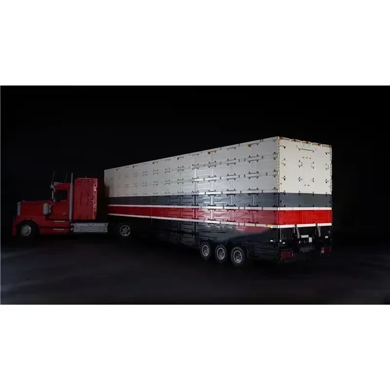 

MOC-46978& MOC-50070 Giant Transport Cargo Truck Building Blocks Model MOC Creative Boys Kids Birthday Building Blocks Toy