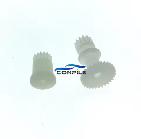 2pcs plastic white gear for panasonic audio recorder cassette deck Audio player for Technics