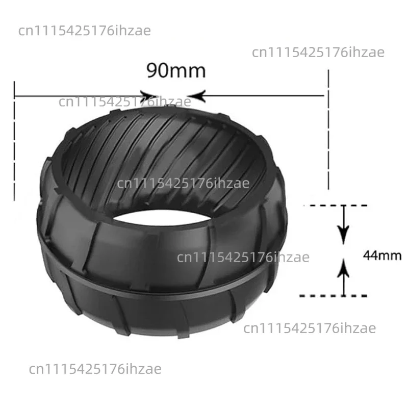 1/2PCS Wheel Protector XL for Worx Landroid Lawnmower Front Wheel Profile Raising Cover Model M500 M700 S300 M1000 Rubber
