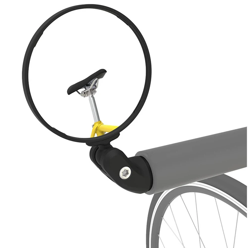 

1 Pair Bicycles Rearview Mirror Rotatable Bike Rear Handlebar Mirror Adjustable Lightweight Durable Easy Installation Cycling