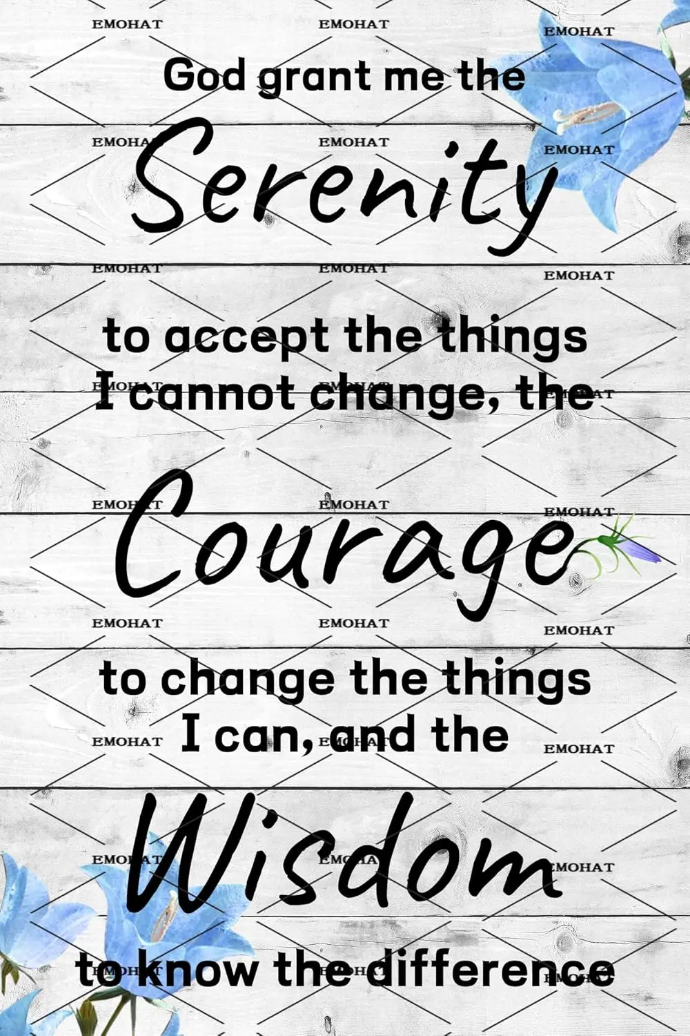 Metal Sign Decor Tin Sign Wall Art Serenity Prayer Sign Inspiraional Quotes Metal Poster Home Bedroom Living Room Porch Man sign