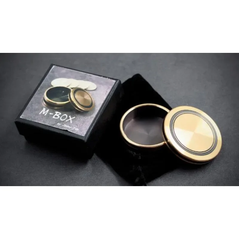 

M-BOX (Half Dollar) Magic Tricks Coin Appear Vanish Magia Magician Close Up Illusions Gimmick Props Mentalism Upgraded Okito Box