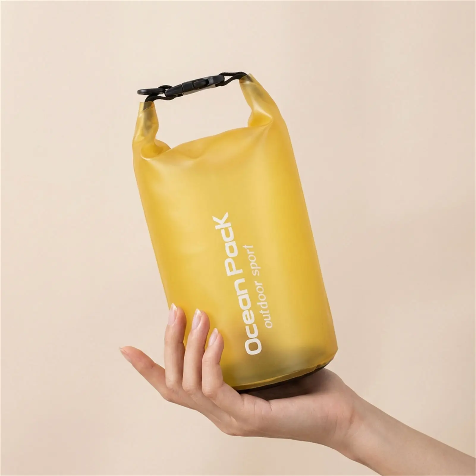 2/5/10/15L Foldable PVC Waterproof Dry Bags Sack Swimming Kayaking Rafting Fishing Boating Bucket Bag River Trekking Bags