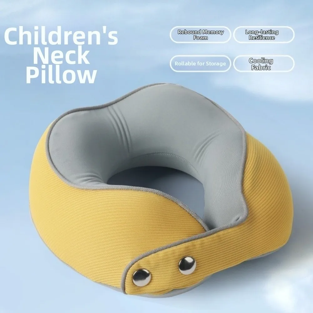 Almohada portátil para el cuello, soporte cómodo multifuncional, almohada en forma de U, diseño en forma de U, Material suave, almohada de viaje, tiempo de siesta