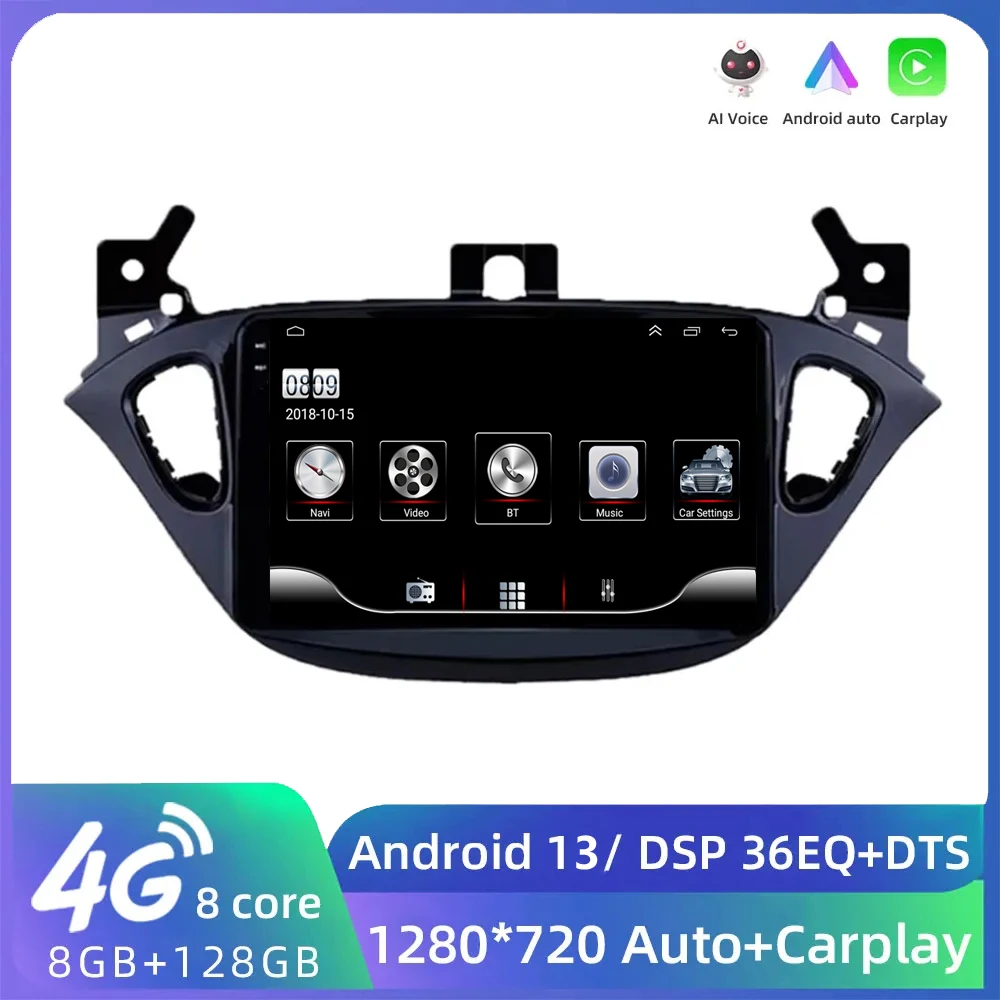 

Android 13.0 Car Radio for Corsa E 2015 -2019 for Opel Adam 2013 -2015 2016 Stereo Car Multimedia Players CarPlay Touch Screen