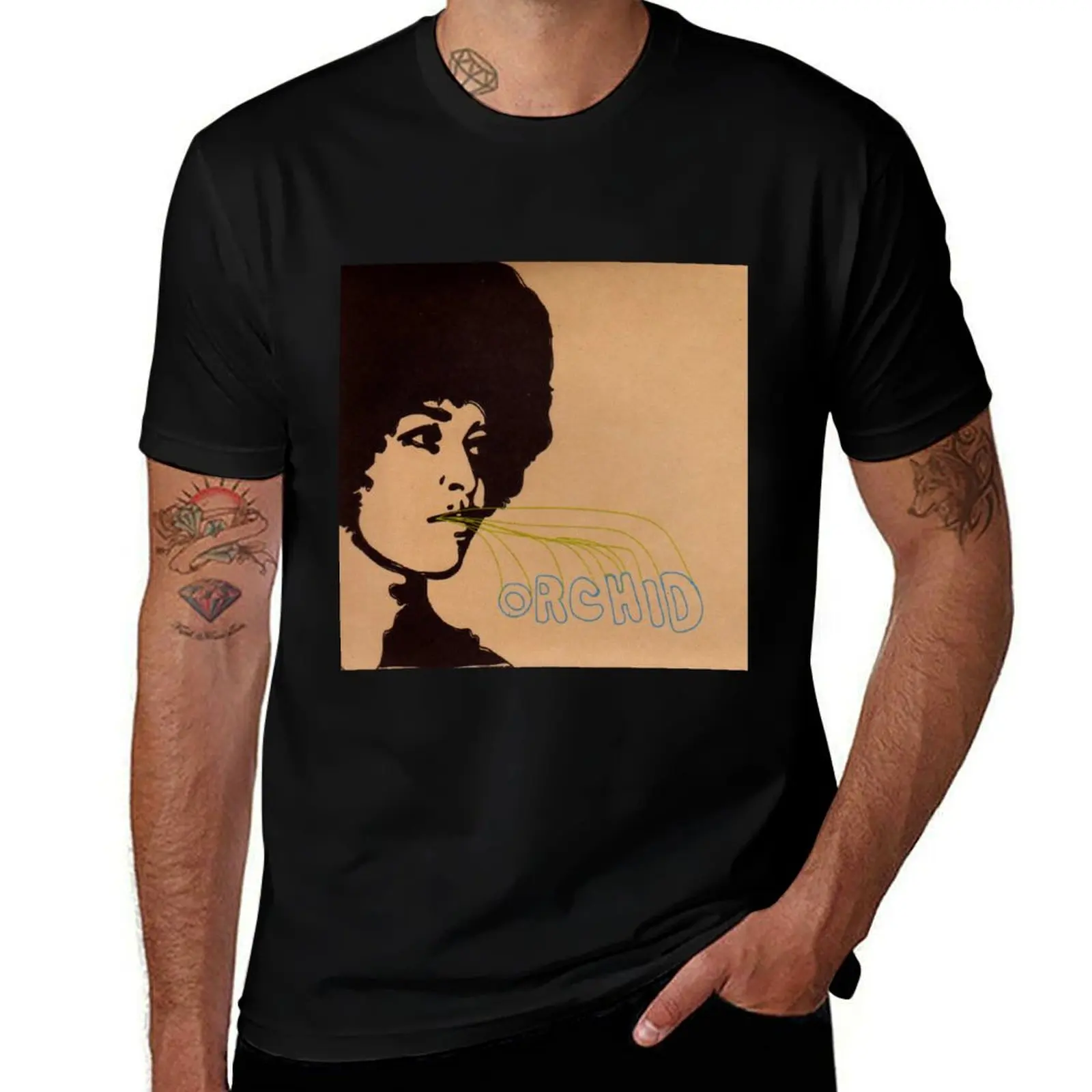 Orchid - Gatefold T-Shirt Big and Tall Loose Fit T-Shirt