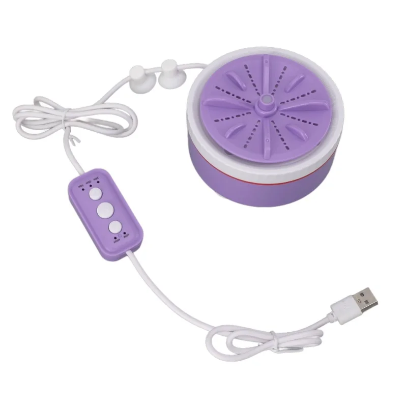 Mini Turbo Washer Portable USB Washing Machine Small Multifunctional With Timer For Clothes Dish Fruit Underwear