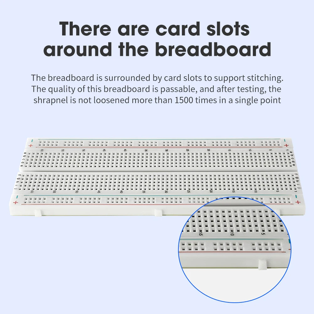 1-20pcs Breadboard 400 830 Point PCB Board MB-102 MB102 Test Develop Nodemcu Raspberri PI 2 lcd High Frequency 40pin Dupont Line